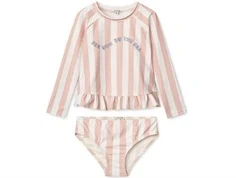 Liewood Dagny badetøj todelt sorbet rose/creme de la creme UV40+